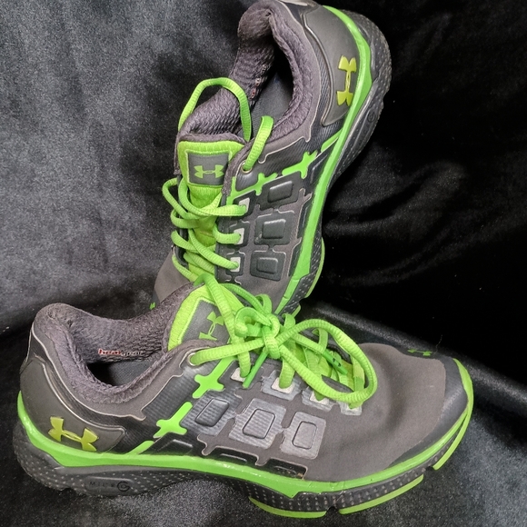 Under Armour Shoes - Under Armour Athletic Shoes - Black and Green